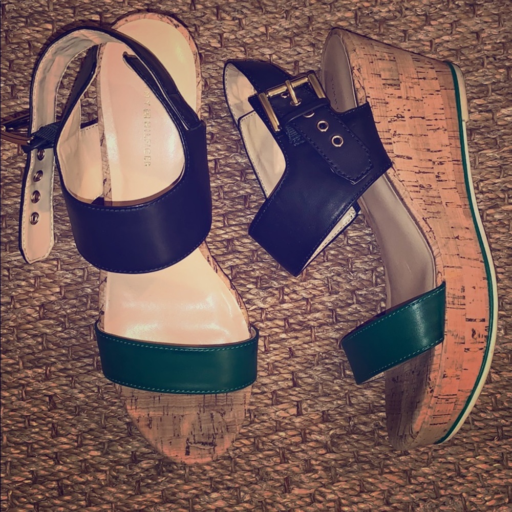Tommy Hilfiger kork wedge sandals